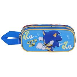 Sonic - The Hedgehog 3D Double Pencil case SEGA Go Blue