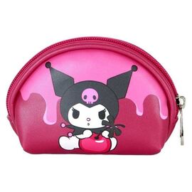 Sanrio Casual Oval Coin Purse Kuromi Cherry