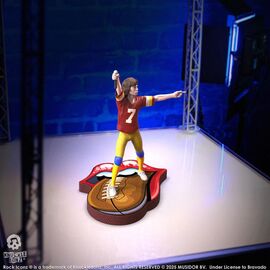 Rolling Stones Rock Iconz Statue Mick Jagger US Tour 1981 (Burgundy Jersey) 22 cm