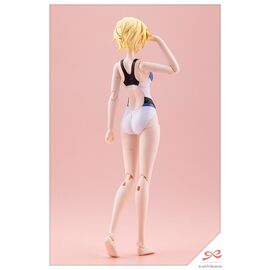 Sousaishojoteien Plastic Model 1/10 Rui Saotome Touou High School Competitive Swimsuit Dreaming Style White Dolphin 16 cm