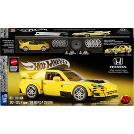 Hot Wheels Speed Series Mattel Brick Shop Building Set 1/32 '07 Honda S2000
