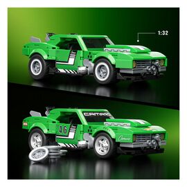 Mattel Brick Shop Hot Wheels Speed Series Building Set 1/32 Custom '68 Camaro