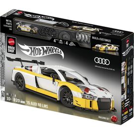 Hot Wheels Elite Mattel Brick Shop Building Set 1/16 '15 Audi R8 LMS