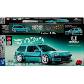 Hot Wheels Speed Series Mattel Brick Shop Building Set 1/32 Custom ’90 Honda Civic EF
