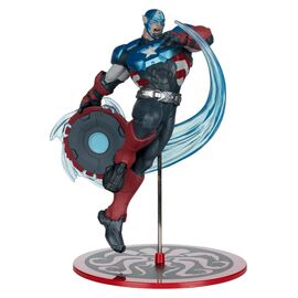 Marvel Rivals Collection 1/10 Action Figure Captain America 20 cm
