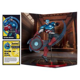 Marvel Rivals Collection 1/10 Action Figure Captain America 20 cm