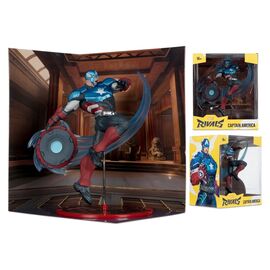 Marvel Rivals Collection 1/10 Action Figure Captain America 20 cm
