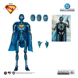 Superman (2025) DC Multiverse Deluxe Action Figure Superman Robot (Red Platinum Edition) 18 cm