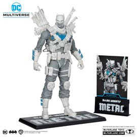 DC Multiverse Action Figure The Grim Knight (Dark Nights Metal) (Black & White Accent Edition) (Gold Label) 18 cm