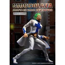 JoJo's Bizarre Adventure Part 5 Golden Wind Statue Legend PVC Statue Cioccolata 17 cm