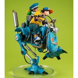 Dragonball Z Desktop Real McCoy EX PVC Diorama Son Goku & Son Gohan & Robot with two legs 20 cm