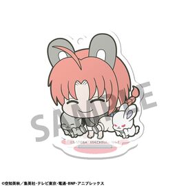 Gintama Acrylic Figure Prince Hata & Animal Paradise 6 cm Display (6)