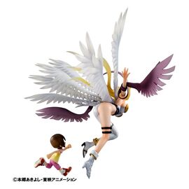 Digimon Adventure Precious G.E.M. Series PVC Statue Angewomon & Hikari Yagami 22 cm