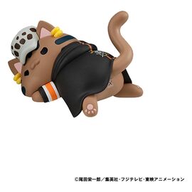 One Piece Mega Cat Project Trading Figure Egghead NyanPieceNyan! Stickie! 3 cm Assortment (8)