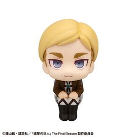 Attack on Titan Look Up PVC Statues Hange Zoe & Erwin Smith (with gift) 11 cm