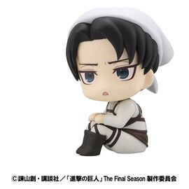 Attack on Titan Look Up PVC Statue Levi Cleaning up Ver. 11 cm