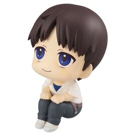 Evangelion: 3.0+1.0 Thrice Upon a Time Look Up PVC Figure Shinji Ikari 11 cm (Repeat)