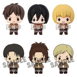 Attack on Titan Chokorin Collection Mini Figures 5 cm Blind Box Display (6)