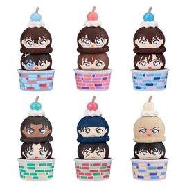 Detective Conan Tsumichen Stack up &amp; Change Mini Figures 8 cm Blind Box Assortment (6) (with gift)