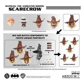 Batman: The Animated Series One:12 Collective Action Figure Scarecrow 17 cm