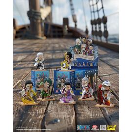One Piece Freeny's Hidden Dissectables Marines Edition 4 inch Vinyl Figure Blind Box Display (6)