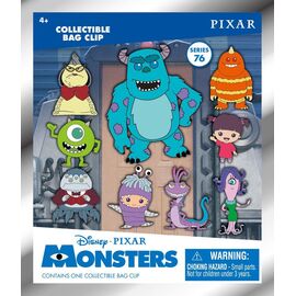 Monsters, Inc. 15th Anniversary 3D PVC Bag Clips Series 76 Display (24)