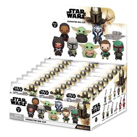 Star Wars Mandalorian 3D Foam Bag Clips Series 2 Display (24)