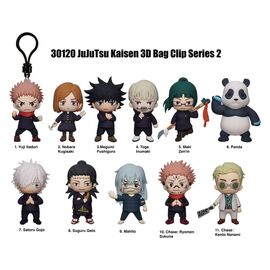 Jujutsu Kaisen 3D PVC Bag Clips Series 2 Display (24)