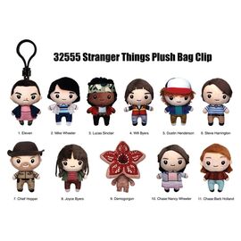 Stranger Things Plush Bag Clips Display (24)