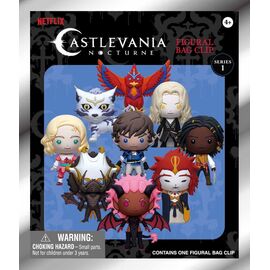 Castlevania Nocturne 3D Foam Bag Clips Serie 1 Display (24)