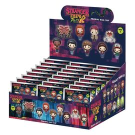 Stranger Things Tales of '85 3D PVC Bag Clips Series 1 Display (24)