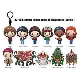 Stranger Things Tales of '85 3D PVC Bag Clips Series 1 Display (24)