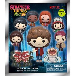 Stranger Things Tales of '85 3D PVC Bag Clips Series 1 Display (24)