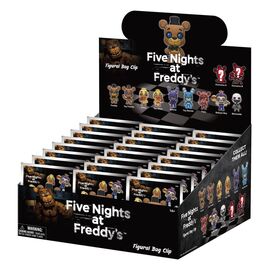 Five Nights at Freddy's 3D PVC Bag Clips Series 1 Display (24)