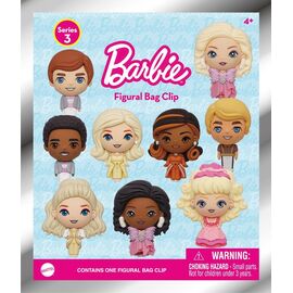 Barbie 3D PVC Bag Clips Series 3 Display (24)