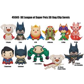 DC Super Pets 3D PVC Bag Clips Series 1 Display (24)