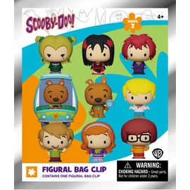 Scooby-Doo 3D PVC Bag Clips Series 2 Display (24)
