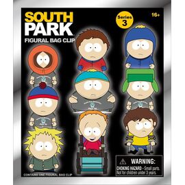South Park 3D PVC Bag Clips Series 3 Display (24)