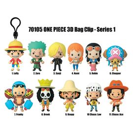 One Piece 3D Foam Bag Clips Serie 1 Display (24)