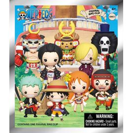 One Piece 3D PVC Bag Clips Series 2 Display (24)
