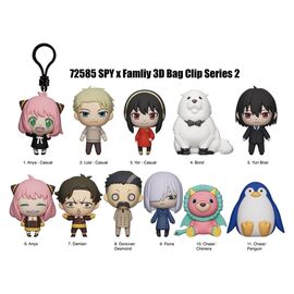 Spy x Family 3D Foam Bag Clips Series 2 Display (24)
