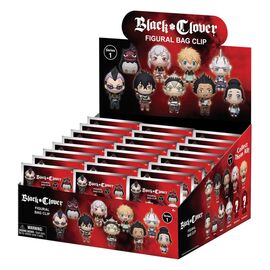 Black Clover 3D Foam Bag Clips Serie 1 Display (24)