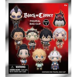 Black Clover 3D Foam Bag Clips Serie 1 Display (24)