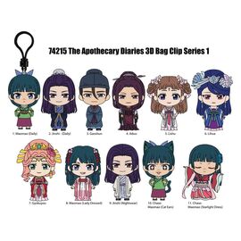 Apothecary Diaries 3D PVC Bag Clips Series 1 Display (24)