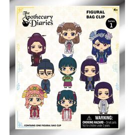 Apothecary Diaries 3D PVC Bag Clips Series 1 Display (24)