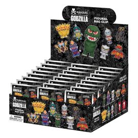 Tokidoki x Godzilla 3D Foam Bag Clips Display (24)