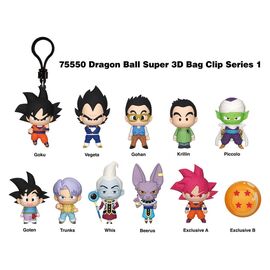 Dragon Ball Super 3D PVC Bag Clips Series 1 Display (24)