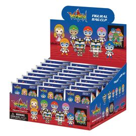 Voltron PVC Bag Clips 40th Anniversary Display (24)
