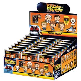 Back to the Future 3D PVC Bag Clips 40th Anniversary Series 1 Display (24)