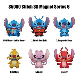 Lilo & Stitch Magnets blind pack Stitch Series 6 Display (12)